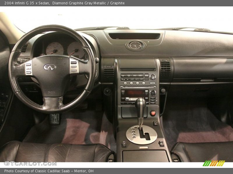 Diamond Graphite Gray Metallic / Graphite 2004 Infiniti G 35 x Sedan