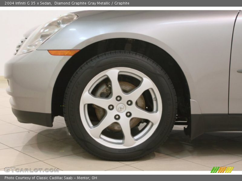Diamond Graphite Gray Metallic / Graphite 2004 Infiniti G 35 x Sedan