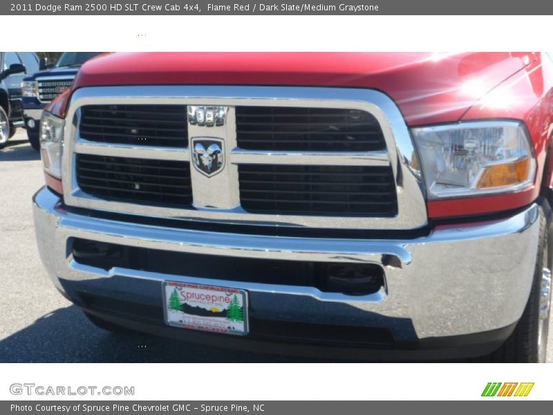 Flame Red / Dark Slate/Medium Graystone 2011 Dodge Ram 2500 HD SLT Crew Cab 4x4
