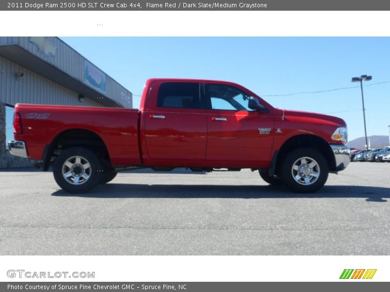 Flame Red / Dark Slate/Medium Graystone 2011 Dodge Ram 2500 HD SLT Crew Cab 4x4