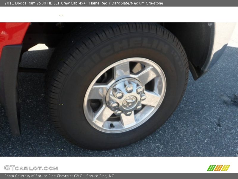 Flame Red / Dark Slate/Medium Graystone 2011 Dodge Ram 2500 HD SLT Crew Cab 4x4