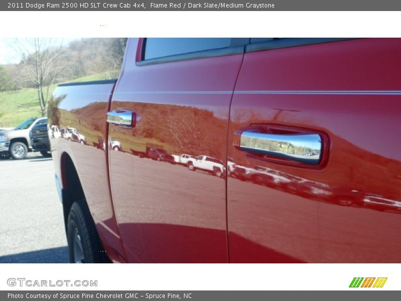 Flame Red / Dark Slate/Medium Graystone 2011 Dodge Ram 2500 HD SLT Crew Cab 4x4