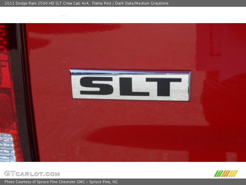 Flame Red / Dark Slate/Medium Graystone 2011 Dodge Ram 2500 HD SLT Crew Cab 4x4