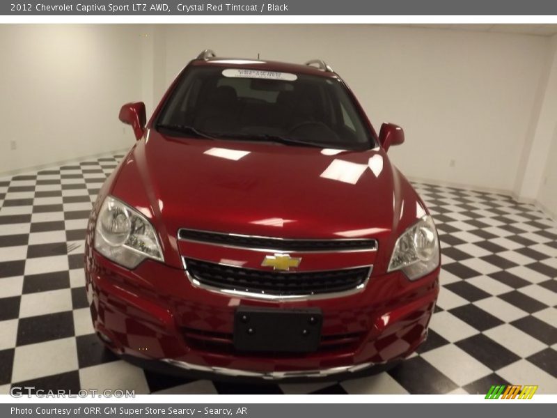 Crystal Red Tintcoat / Black 2012 Chevrolet Captiva Sport LTZ AWD