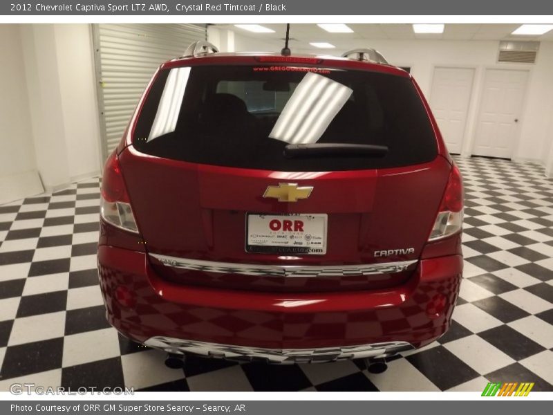 Crystal Red Tintcoat / Black 2012 Chevrolet Captiva Sport LTZ AWD