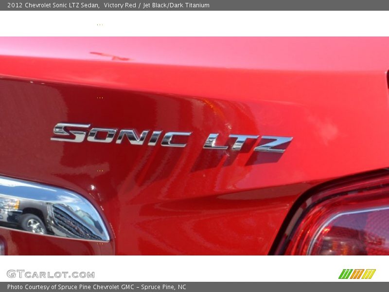 Victory Red / Jet Black/Dark Titanium 2012 Chevrolet Sonic LTZ Sedan