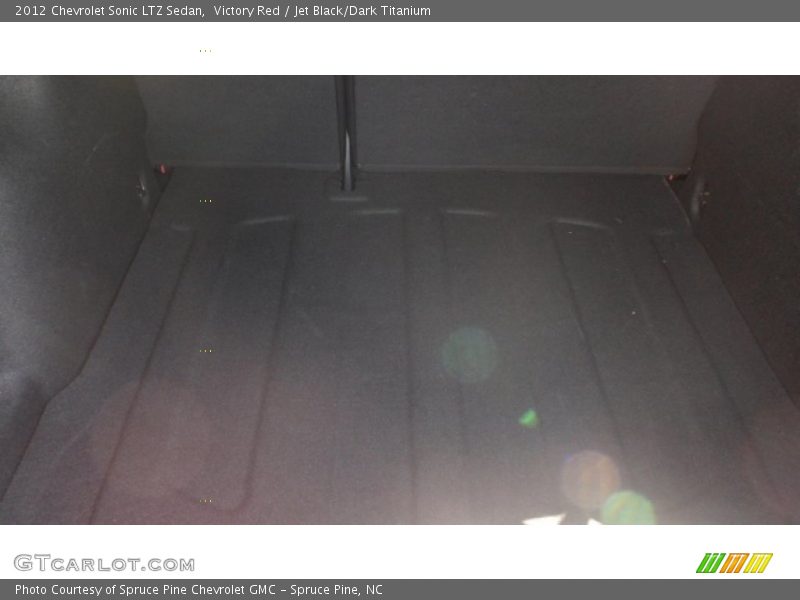 Victory Red / Jet Black/Dark Titanium 2012 Chevrolet Sonic LTZ Sedan