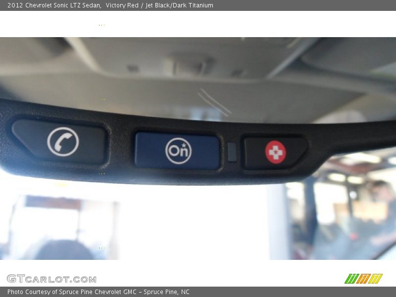 Victory Red / Jet Black/Dark Titanium 2012 Chevrolet Sonic LTZ Sedan