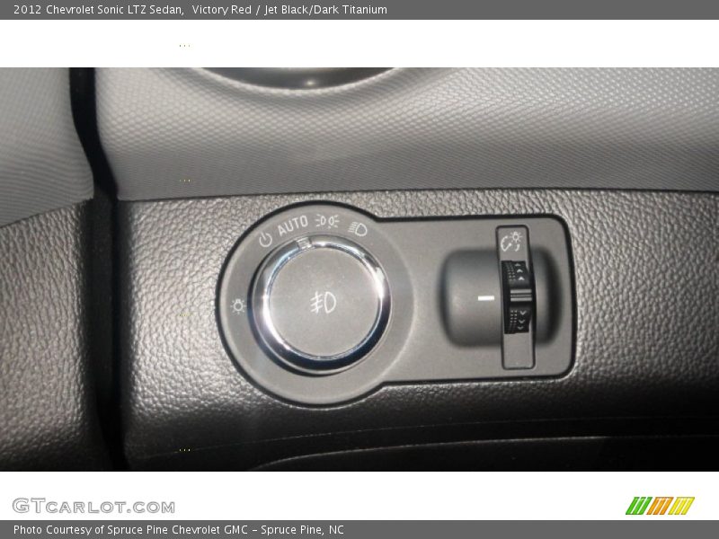 Victory Red / Jet Black/Dark Titanium 2012 Chevrolet Sonic LTZ Sedan