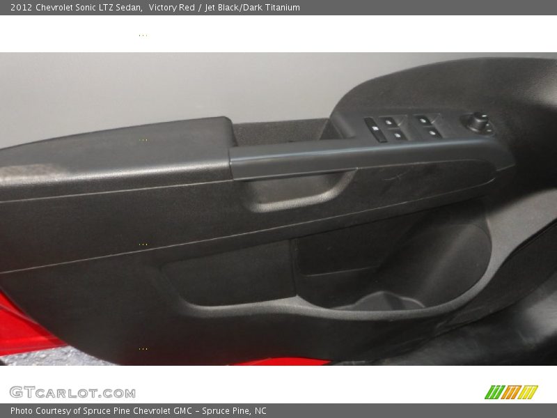 Victory Red / Jet Black/Dark Titanium 2012 Chevrolet Sonic LTZ Sedan