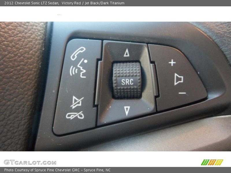 Victory Red / Jet Black/Dark Titanium 2012 Chevrolet Sonic LTZ Sedan