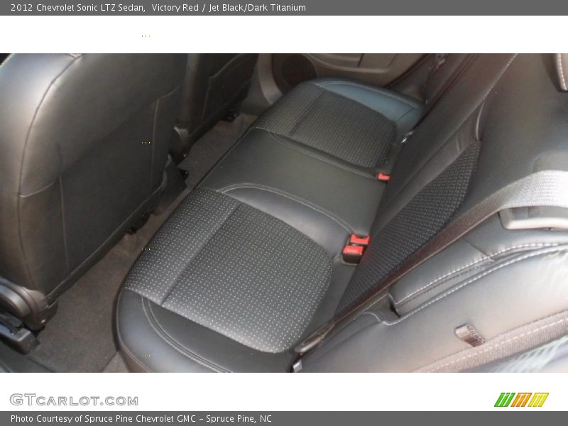 Victory Red / Jet Black/Dark Titanium 2012 Chevrolet Sonic LTZ Sedan