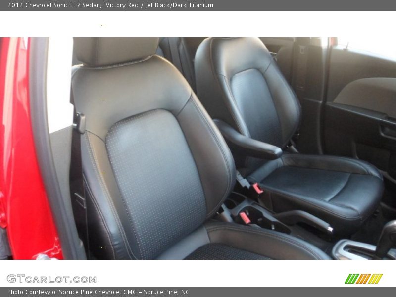 Victory Red / Jet Black/Dark Titanium 2012 Chevrolet Sonic LTZ Sedan