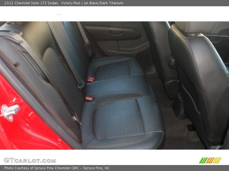 Victory Red / Jet Black/Dark Titanium 2012 Chevrolet Sonic LTZ Sedan