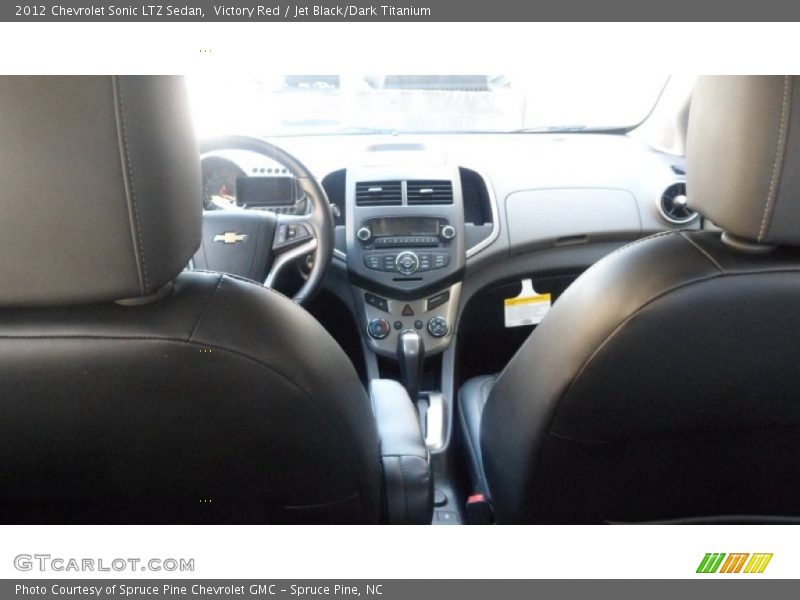 Victory Red / Jet Black/Dark Titanium 2012 Chevrolet Sonic LTZ Sedan
