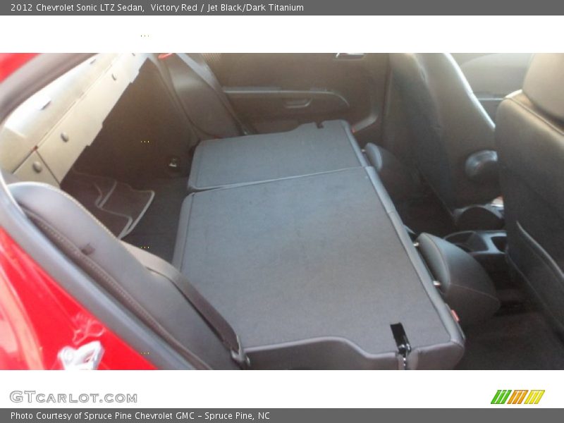 Victory Red / Jet Black/Dark Titanium 2012 Chevrolet Sonic LTZ Sedan