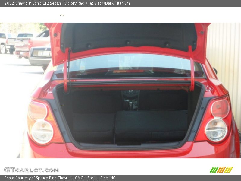Victory Red / Jet Black/Dark Titanium 2012 Chevrolet Sonic LTZ Sedan