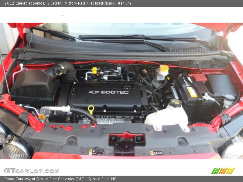 Victory Red / Jet Black/Dark Titanium 2012 Chevrolet Sonic LTZ Sedan