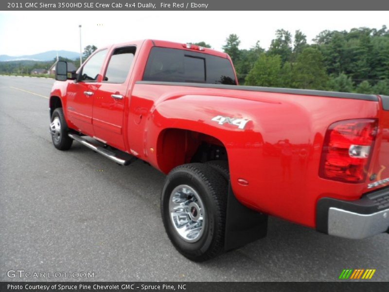 Fire Red / Ebony 2011 GMC Sierra 3500HD SLE Crew Cab 4x4 Dually
