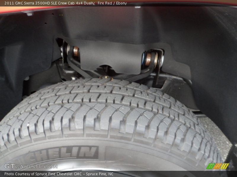 Fire Red / Ebony 2011 GMC Sierra 3500HD SLE Crew Cab 4x4 Dually
