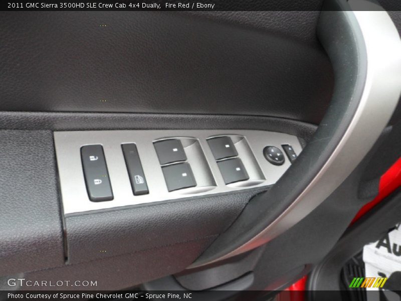 Fire Red / Ebony 2011 GMC Sierra 3500HD SLE Crew Cab 4x4 Dually