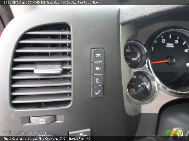 Fire Red / Ebony 2011 GMC Sierra 3500HD SLE Crew Cab 4x4 Dually