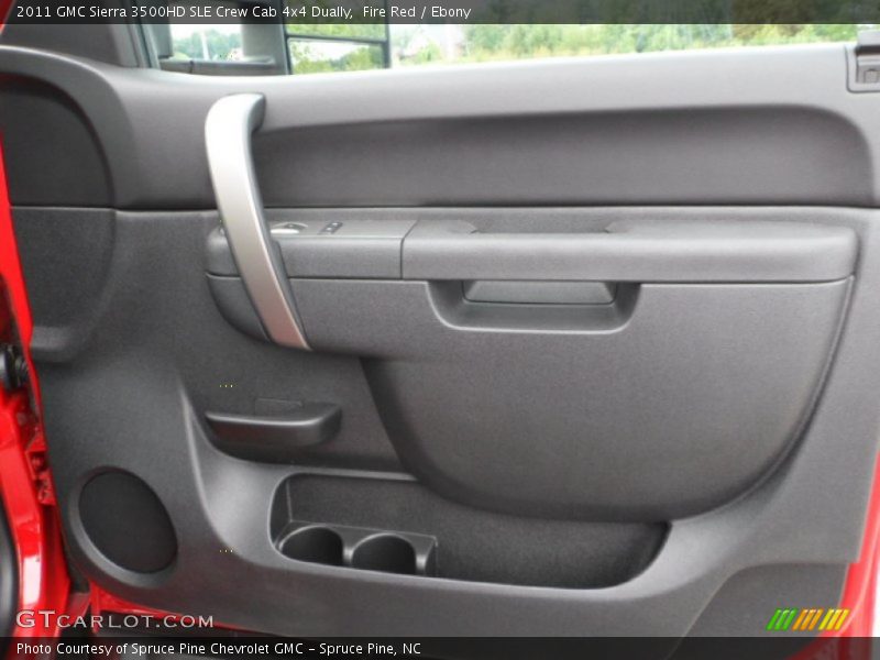 Fire Red / Ebony 2011 GMC Sierra 3500HD SLE Crew Cab 4x4 Dually