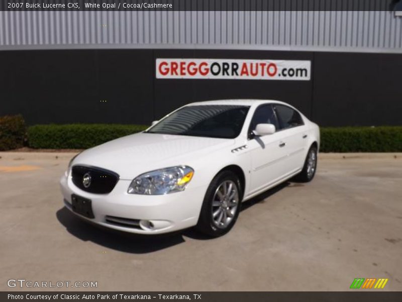 White Opal / Cocoa/Cashmere 2007 Buick Lucerne CXS
