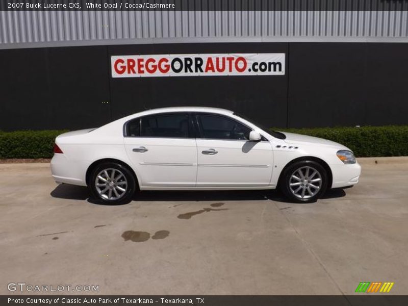 White Opal / Cocoa/Cashmere 2007 Buick Lucerne CXS