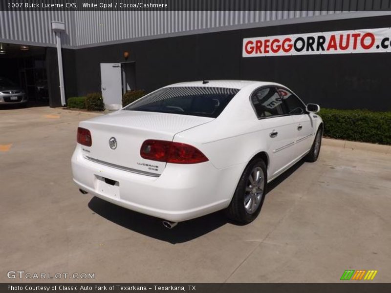 White Opal / Cocoa/Cashmere 2007 Buick Lucerne CXS