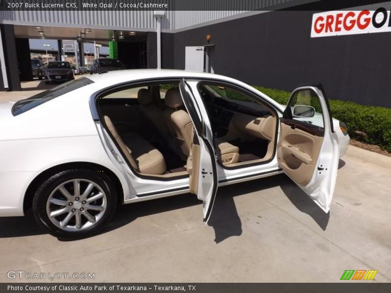 White Opal / Cocoa/Cashmere 2007 Buick Lucerne CXS