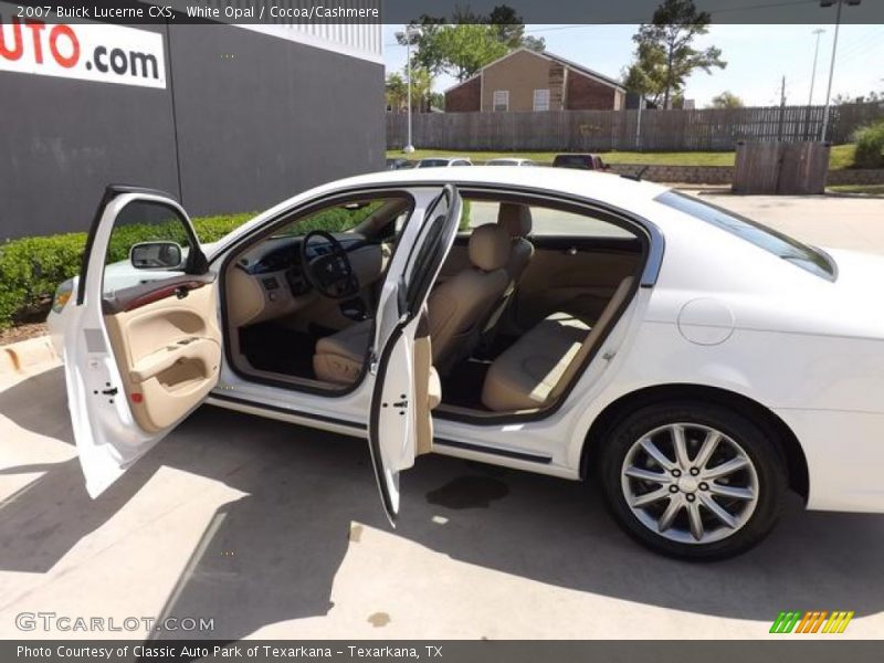 White Opal / Cocoa/Cashmere 2007 Buick Lucerne CXS
