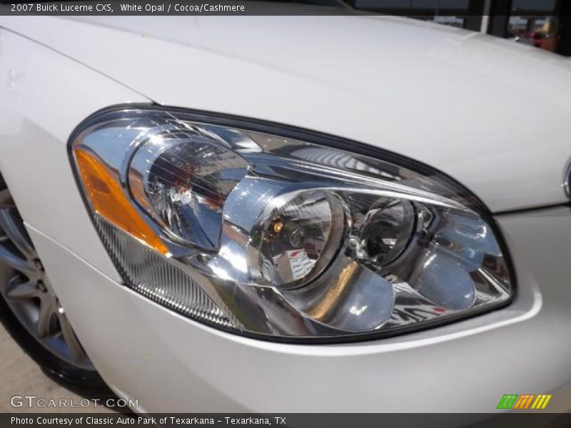 White Opal / Cocoa/Cashmere 2007 Buick Lucerne CXS