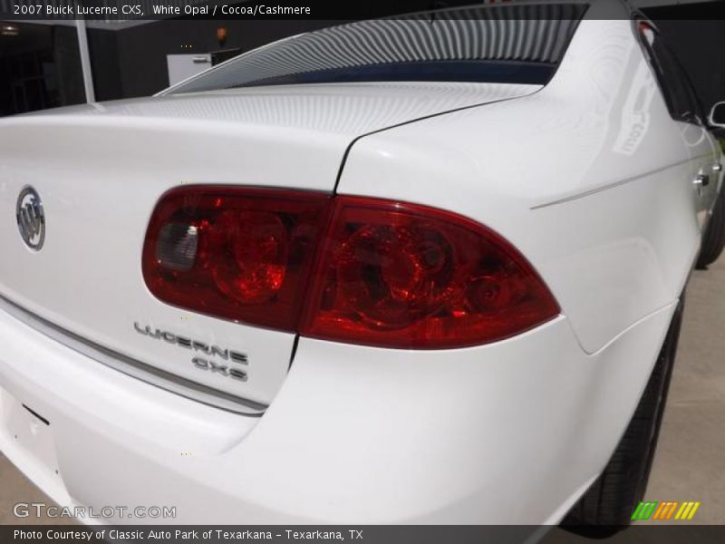 White Opal / Cocoa/Cashmere 2007 Buick Lucerne CXS