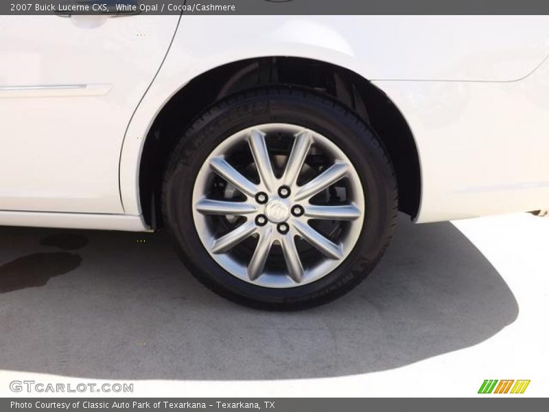 White Opal / Cocoa/Cashmere 2007 Buick Lucerne CXS