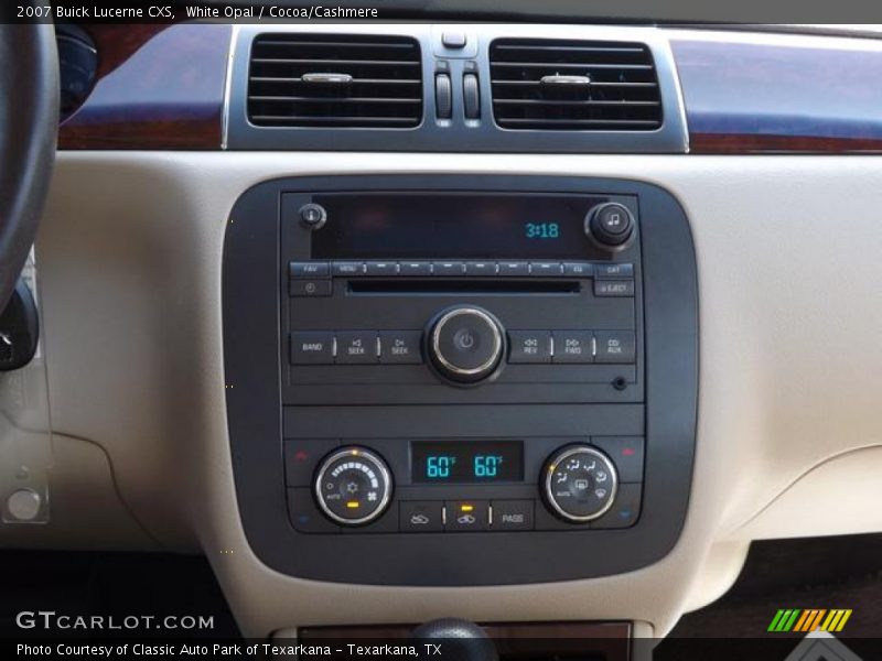 White Opal / Cocoa/Cashmere 2007 Buick Lucerne CXS