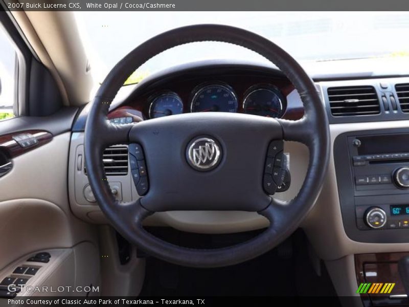 White Opal / Cocoa/Cashmere 2007 Buick Lucerne CXS