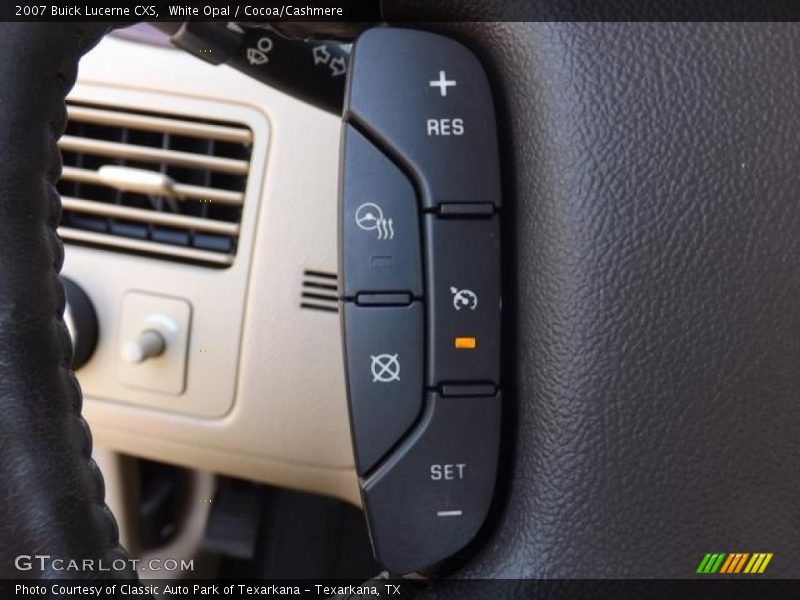 White Opal / Cocoa/Cashmere 2007 Buick Lucerne CXS