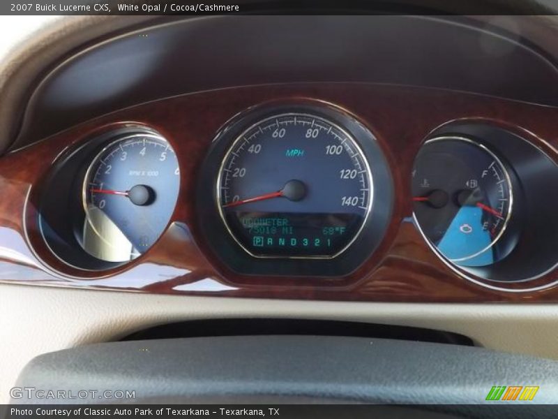 White Opal / Cocoa/Cashmere 2007 Buick Lucerne CXS