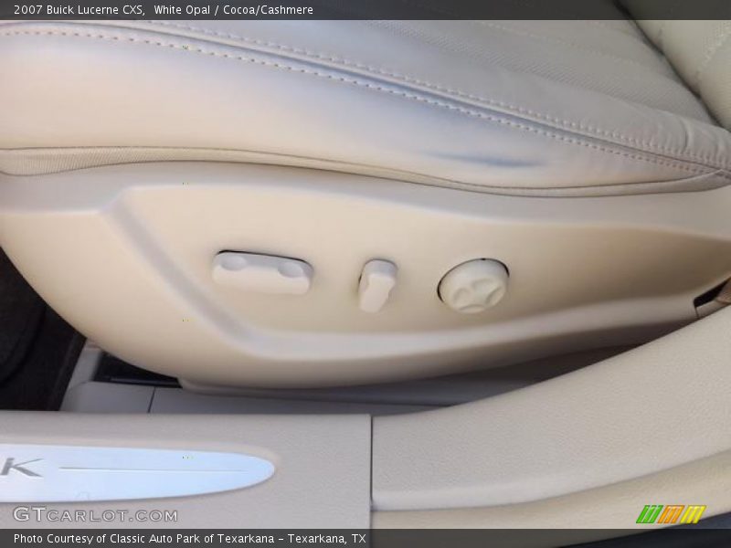 White Opal / Cocoa/Cashmere 2007 Buick Lucerne CXS