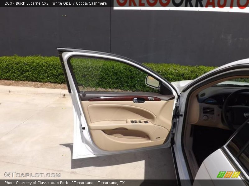 White Opal / Cocoa/Cashmere 2007 Buick Lucerne CXS