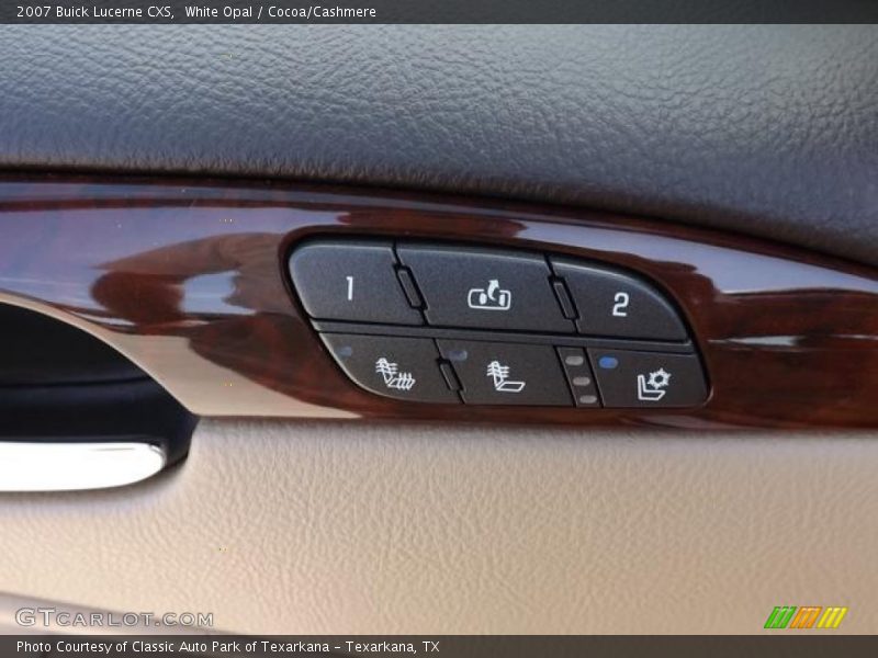White Opal / Cocoa/Cashmere 2007 Buick Lucerne CXS