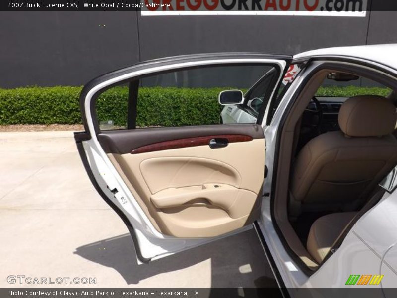 White Opal / Cocoa/Cashmere 2007 Buick Lucerne CXS
