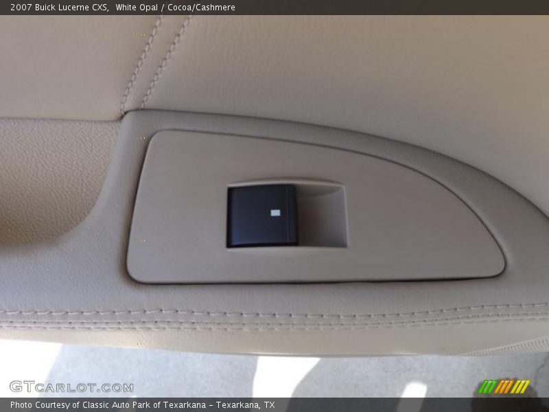 White Opal / Cocoa/Cashmere 2007 Buick Lucerne CXS