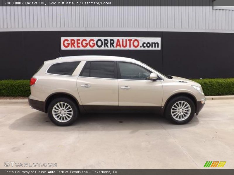 Gold Mist Metallic / Cashmere/Cocoa 2008 Buick Enclave CXL