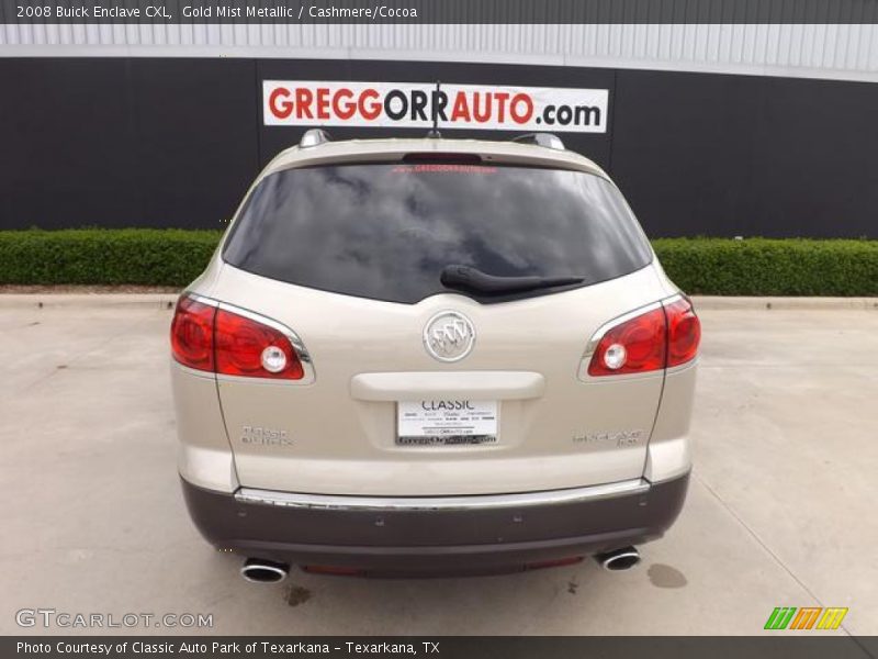 Gold Mist Metallic / Cashmere/Cocoa 2008 Buick Enclave CXL