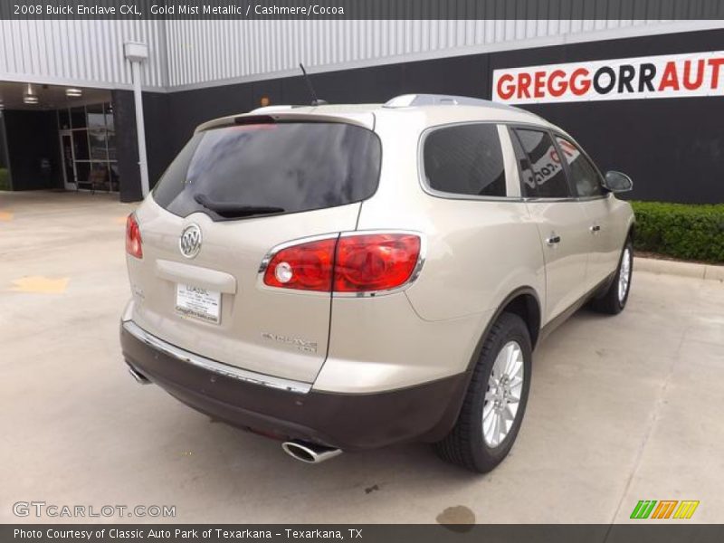 Gold Mist Metallic / Cashmere/Cocoa 2008 Buick Enclave CXL