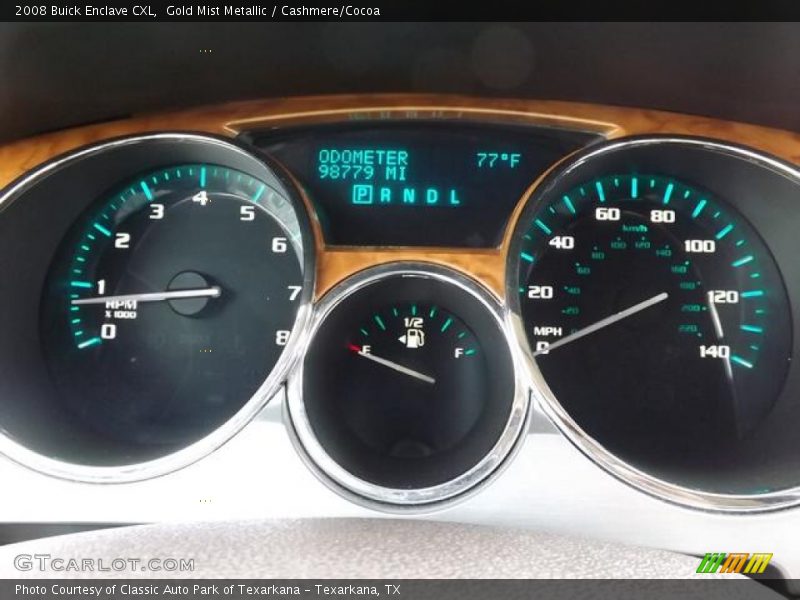 Gold Mist Metallic / Cashmere/Cocoa 2008 Buick Enclave CXL