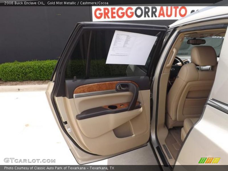 Gold Mist Metallic / Cashmere/Cocoa 2008 Buick Enclave CXL