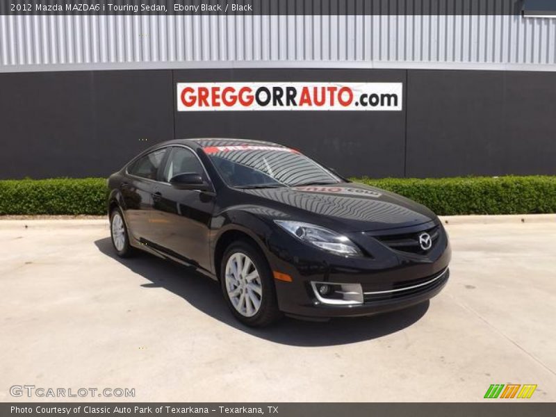 Ebony Black / Black 2012 Mazda MAZDA6 i Touring Sedan